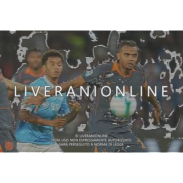 Napoli, Inter Nella Foto: Manuel Akanji, David Neres, Foto Mosca, Ag.Liverani -NAPOLI vs INTER CAMPIONATO CALCIO SERIE A 25.10.2025 ©MOSCA - AGENZIA ALDO LIVERANI SAS