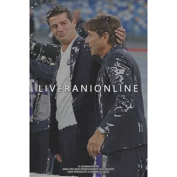 Napoli, Inter Nella Foto: Cristian Chivu, Antonio Conte Foto Mosca, Ag.Liverani -NAPOLI vs INTER CAMPIONATO CALCIO SERIE A 25.10.2025 ©MOSCA - AGENZIA ALDO LIVERANI SAS