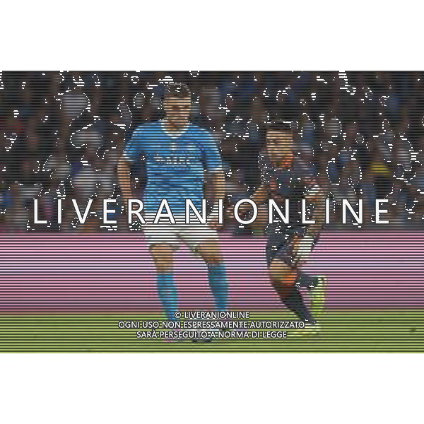 Napoli, Inter Nella Foto: Alessandro Buongiorno, Lautaro Martinez Foto Mosca, Ag.Liverani -NAPOLI vs INTER CAMPIONATO CALCIO SERIE A 25.10.2025 ©MOSCA - AGENZIA ALDO LIVERANI SAS