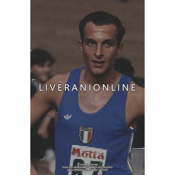 DIAP-RETROSPETTIVA DONATO SABIA ATLETA NELLA FOTO DONATO SABIA NELL\'ANNO 1984 AG ALDO LIVERANI SAS