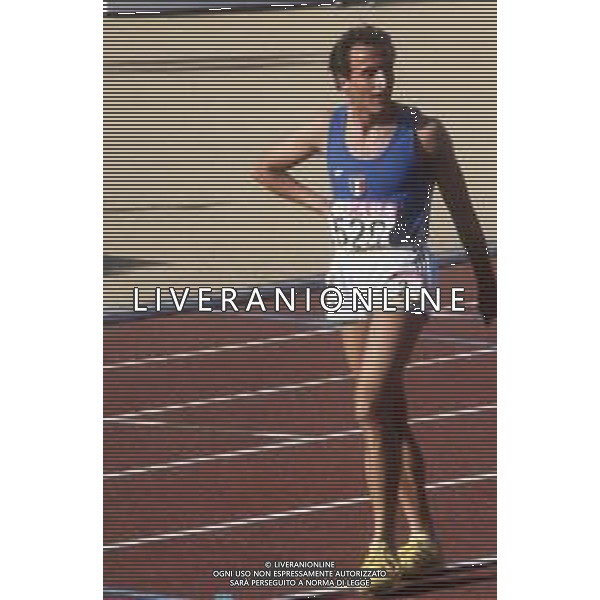 DIAP-RETROSPETTIVA DONATO SABIA ATLETA NELLA FOTO DONATO SABIA NELL\'ANNO 1984 AG ALDO LIVERANI SAS