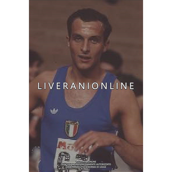 DIAP-RETROSPETTIVA DONATO SABIA ATLETA NELLA FOTO DONATO SABIA NELL\'ANNO 1984 AG ALDO LIVERANI SAS