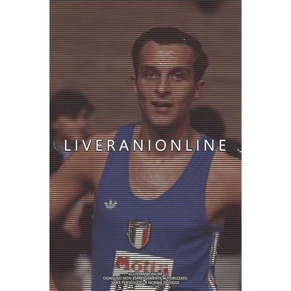 DIAP-RETROSPETTIVA DONATO SABIA ATLETA NELLA FOTO DONATO SABIA NELL\'ANNO 1984 AG ALDO LIVERANI SAS