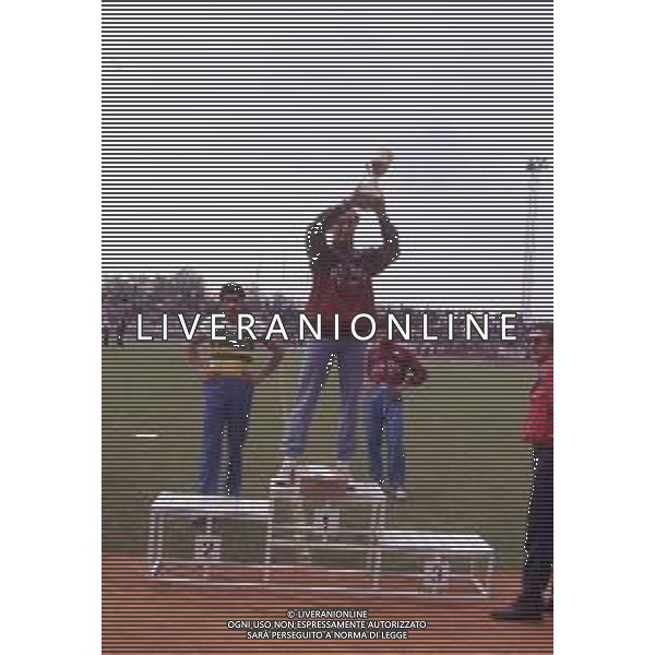 DIAP-RETROSPETTIVA DONATO SABIA ATLETA NELLA FOTO DONATO SABIA NELL\'ANNO 1984 AG ALDO LIVERANI SAS