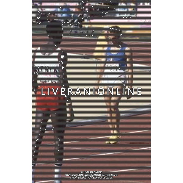 DIAP-RETROSPETTIVA DONATO SABIA ATLETA NELLA FOTO DONATO SABIA NELL\'ANNO 1984 AG ALDO LIVERANI SAS