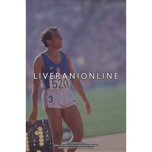 DIAP-RETROSPETTIVA DONATO SABIA ATLETA NELLA FOTO DONATO SABIA NELL\'ANNO 1984 AG ALDO LIVERANI SAS