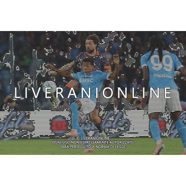 Napoli, Inter Nella Foto: David Neres, Francesco Acerbi Foto Mosca, Ag.Liverani -NAPOLI vs INTER CAMPIONATO CALCIO SERIE A 25.10.2025 ©MOSCA - AGENZIA ALDO LIVERANI SAS