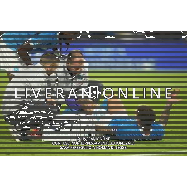 Napoli, Inter Nella Foto: Giovanni Di Lorenzo dopo il fallo da rigore Foto Mosca, Ag.Liverani -NAPOLI vs INTER CAMPIONATO CALCIO SERIE A 25.10.2025 ©MOSCA - AGENZIA ALDO LIVERANI SAS