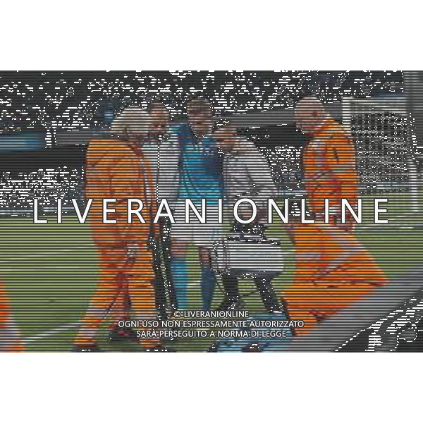 Napoli, Inter Nella Foto: Kevin De Bruyne infortunato dopo il rigore lascia il campo Foto Mosca, Ag.Liverani -NAPOLI vs INTER CAMPIONATO CALCIO SERIE A 25.10.2025 ©MOSCA - AGENZIA ALDO LIVERANI SAS