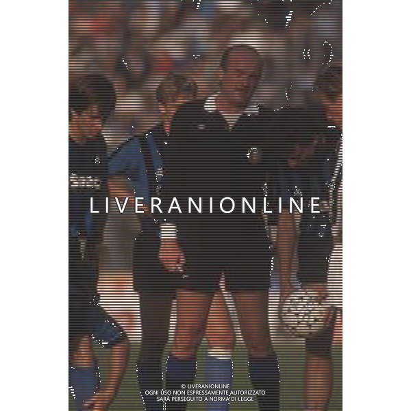 DIAP-RETROSPETTIVA PAOLO CASARIN ARBITRO NELLA FOTO L\'ARBITRO PAOLO CASARIN NELL\'ANNO 1987-1988 AG ALDO LIVERANI SAS