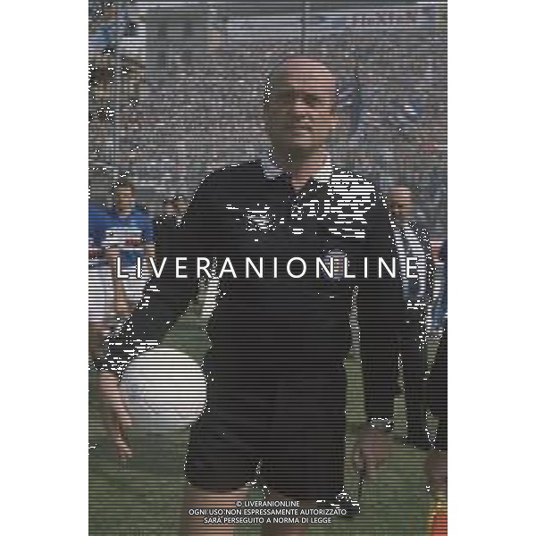 DIAP-RETROSPETTIVA PAOLO CASARIN ARBITRO NELLA FOTO L\'ARBITRO PAOLO CASARIN NELL\'ANNO 1987-1988 AG ALDO LIVERANI SAS