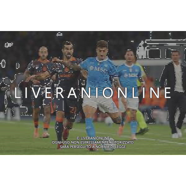 Napoli, Inter Nella Foto: Giovanni Di Lorenzo, Henrikh Mkhitaryan Foto Mosca, Ag.Liverani -NAPOLI vs INTER CAMPIONATO CALCIO SERIE A 25.10.2025 ©MOSCA - AGENZIA ALDO LIVERANI SAS