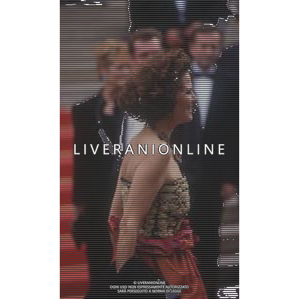 DIAP-RETROSPETTIVA CLAUDIA CARDINALE ATTRICE NELLA FOTO CLAUDIA CARDINALE A CANNES NELL\'ANNO 1988 AG ALDO LIVERANI SAS