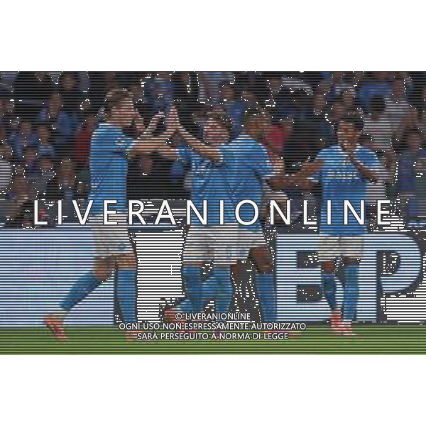 Napoli, Inter Nella Foto: esultanza Scott Francis Mctominay Foto Mosca, Ag.Liverani -NAPOLI vs INTER CAMPIONATO CALCIO SERIE A 25.10.2025 ©MOSCA - AGENZIA ALDO LIVERANI SAS