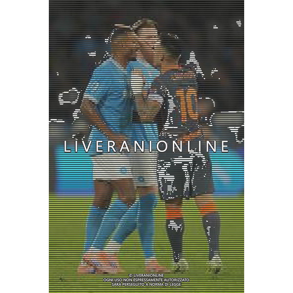 Napoli, Inter Nella Foto: Juan Jesus, Lautaro Martinez Foto Mosca, Ag.Liverani -NAPOLI vs INTER CAMPIONATO CALCIO SERIE A 25.10.2025 ©MOSCA - AGENZIA ALDO LIVERANI SAS