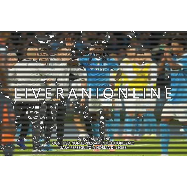 Napoli, Inter Nella Foto: esultanza Frank Anguissa Foto Mosca, Ag.Liverani -NAPOLI vs INTER CAMPIONATO CALCIO SERIE A 25.10.2025 ©MOSCA - AGENZIA ALDO LIVERANI SAS