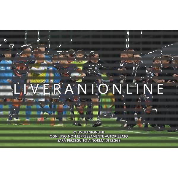 Napoli, Inter Nella Foto: lite tra giocatori - antonio conte e lautaro martinez Foto Mosca, Ag.Liverani -NAPOLI vs INTER CAMPIONATO CALCIO SERIE A 25.10.2025 ©MOSCA - AGENZIA ALDO LIVERANI SAS