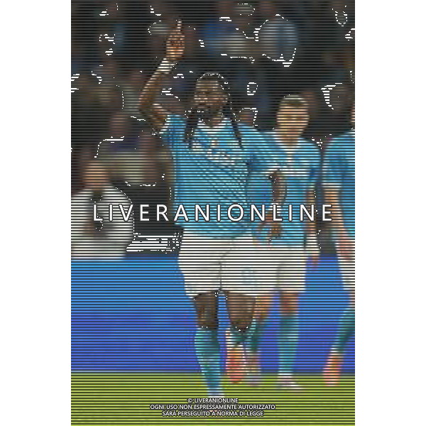 Napoli, Inter Nella Foto: esultanza Frank Anguissa Foto Mosca, Ag.Liverani -NAPOLI vs INTER CAMPIONATO CALCIO SERIE A 25.10.2025 ©MOSCA - AGENZIA ALDO LIVERANI SAS