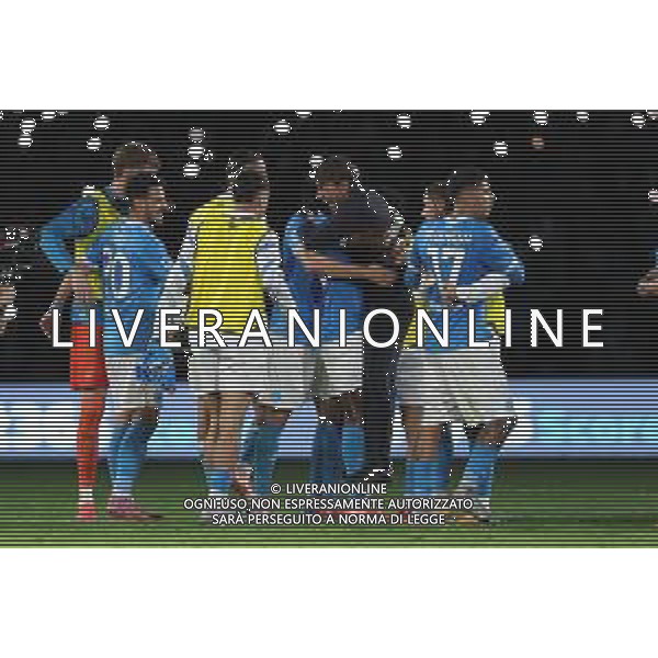 Napoli, Inter Nella Foto: FINE GARA esultanza Antonio Conte Foto Mosca, Ag.Liverani -NAPOLI vs INTER CAMPIONATO CALCIO SERIE A 25.10.2025 ©MOSCA - AGENZIA ALDO LIVERANI SAS