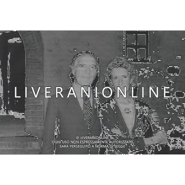 ST-RETROSPETTIVA PIETRO BARILLA INDUSTRIALE NELLA FOTO PIETRO BARILLA CON LA MOGLIE MARILENA A PARMA NELL\'ANNO 1989 AG ALDO LIVERANI SAS