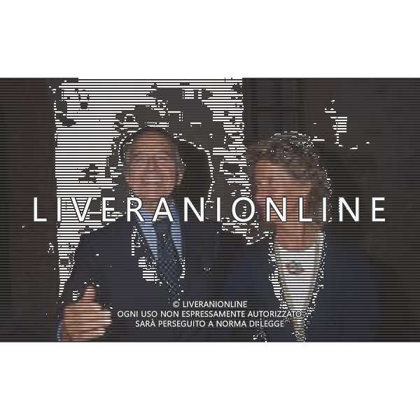 DIAP-RETROSPETTIVA PIETRO BARILLA INDUSTRIALE NELLA FOTO PIETRO BARILLA CON LA MOGLIE MARILENA A PARMA NELL\'ANNO 1989 AG ALDO LIVERANI SAS