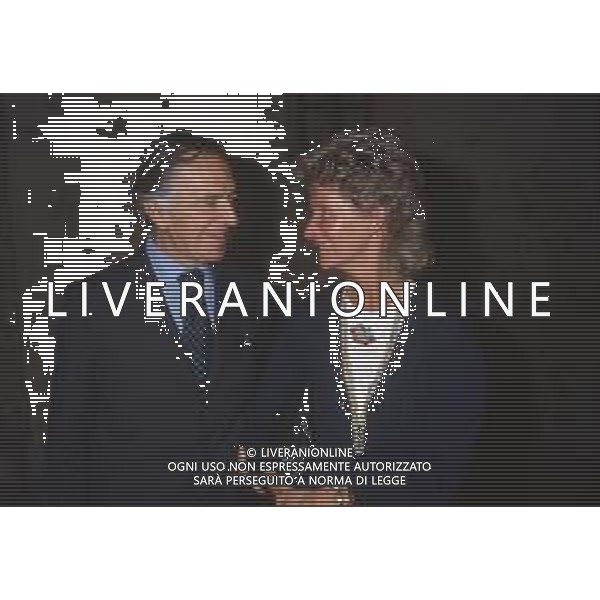 DIAP-RETROSPETTIVA PIETRO BARILLA INDUSTRIALE NELLA FOTO PIETRO BARILLA CON LA MOGLIE MARILENA A PARMA NELL\'ANNO 1989 AG ALDO LIVERANI SAS