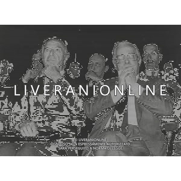 ST-RETROSPETTIVA PIETRO BARILLA INDUSTRIALE NELLA FOTO PIETRO BARILLA CON IL PRESDINTE DELLA COLDIRETTI ARCADIO LOBIANCO AG ALDO LIVERANI SAS