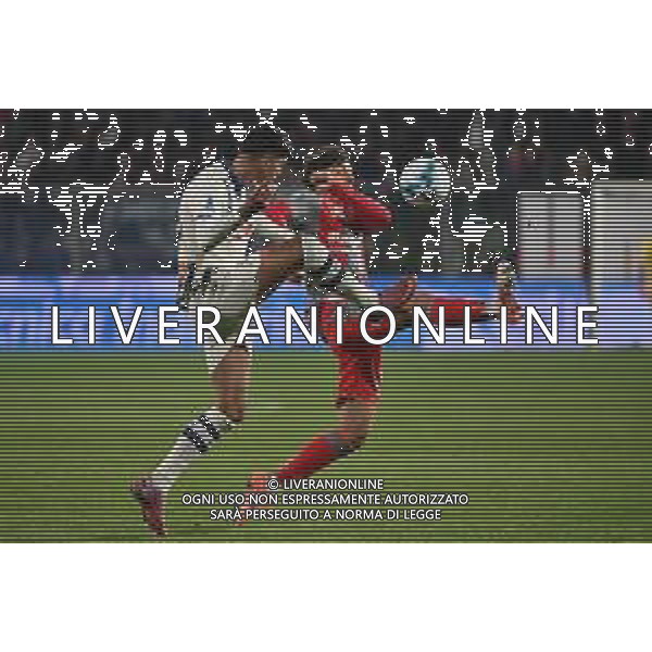 TVRG Cremonese vs Atalanta nella foto Raoul Bellanova (Atalanta) e Romano Floriani Mussolini (Cremonese) Cremona 25-10-2025 Stadio Giovanni Zini Cremonese vs Atalanta Campionato Serie A Enilive - 8a giornata foto Roberto Garavaglia/Agenzia Aldo Liverani sas