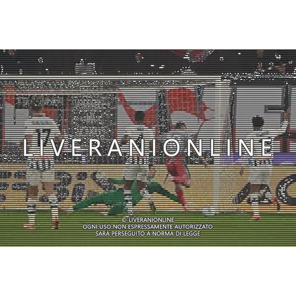 TVRG Cremonese vs Atalanta nella foto Jamie Vardy (Cremonese) segna il gol dell\'1 a 0 ma la rete viene annullata per fuorigioco Cremona 25-10-2025 Stadio Giovanni Zini Cremonese vs Atalanta Campionato Serie A Enilive - 8a giornata foto Roberto Garavaglia/Agenzia Aldo Liverani sas