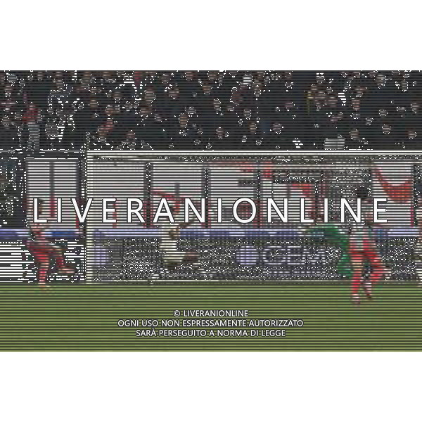 TVRG Cremonese vs Atalanta nella foto Jamie Vardy (Cremonese) segna il gol dell\'1 a 0 Cremona 25-10-2025 Stadio Giovanni Zini Cremonese vs Atalanta Campionato Serie A Enilive - 8a giornata foto Roberto Garavaglia/Agenzia Aldo Liverani sas