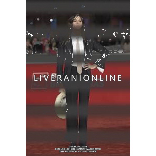 Roma 25 Ottobre 2025 Rome Film Fest - Red Carpet del Film "LA CHITARRA NELLA ROCCIA ‚ “LUCIO CORSI DAL VIVO ALL\'ABBAZIA DI SAN GALGANO" Nella Foto: Lucio Corsi Foto Credit: Andrea Bracaglia AG ALDO LIVERANI SAS