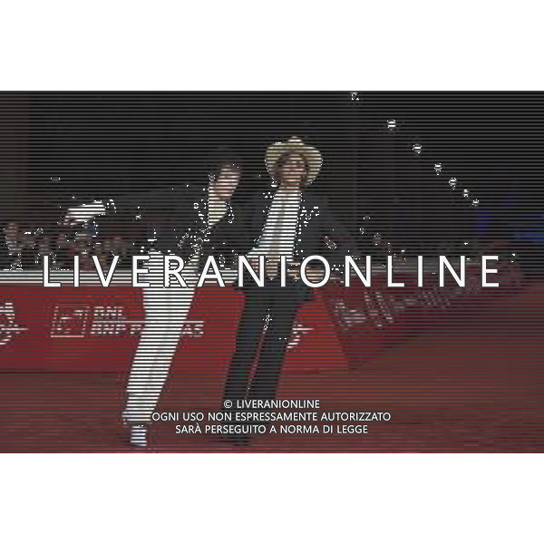 Roma 25 Ottobre 2025 Rome Film Fest - Red Carpet del Film "LA CHITARRA NELLA ROCCIA ‚ “LUCIO CORSI DAL VIVO ALL\'ABBAZIA DI SAN GALGANO" Nella Foto: Lucio Corsi, Tommaso Ottomano Foto Credit: Andrea Bracaglia AG ALDO LIVERANI SAS