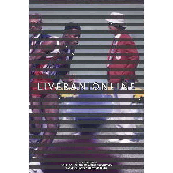 DIAP-RETROSPETTIVA HARRY LEE REYNOLDS JUNIOR VELOCISTA NELLA FOTO HARRY KEE REYNOLDS ALLE OLIMPIADI DI SEUL NELL\'ANNO 1988 AG ALDO LIVERANI SAS