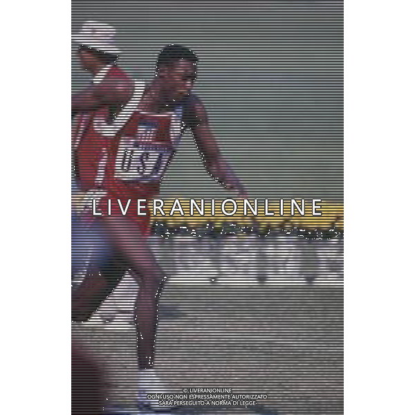 DIAP-RETROSPETTIVA HARRY LEE REYNOLDS JUNIOR VELOCISTA NELLA FOTO HARRY KEE REYNOLDS ALLE OLIMPIADI DI SEUL NELL\'ANNO 1988 AG ALDO LIVERANI SAS