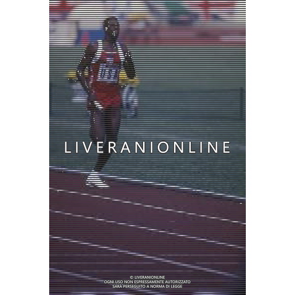 DIAP-RETROSPETTIVA HARRY LEE REYNOLDS JUNIOR VELOCISTA NELLA FOTO HARRY KEE REYNOLDS ALLE OLIMPIADI DI SEUL NELL\'ANNO 1988 AG ALDO LIVERANI SAS
