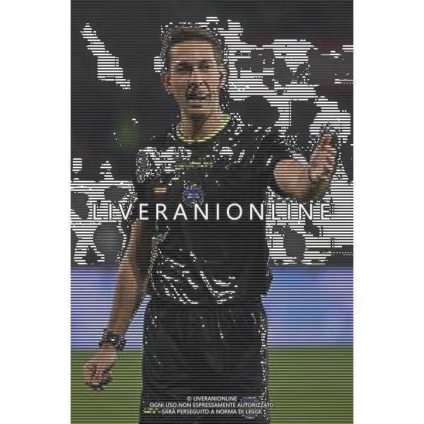 TVRG Cremonese vs Atalanta nella foto l\'arbitro Alberto Ruben Arena di Torre del Greco (NA) Cremona 25-10-2025 Stadio Giovanni Zini Cremonese vs Atalanta Campionato Serie A Enilive - 8a giornata foto Roberto Garavaglia/Agenzia Aldo Liverani sas