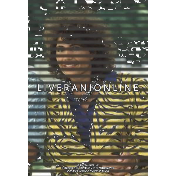 DIAP-RETROSPETTIVA ROBERTA MANFREDI ATTRICE  NELLA FOTO ROBERTA MANFREDI NELL\'ANNO 1985 AG ALDO LIVERANI SAS 