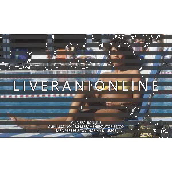 DIAP-RETROSPETTIVA ROBERTA MANFREDI ATTRICE  NELLA FOTO ROBERTA MANFREDI NELL\'ANNO 1985 AG ALDO LIVERANI SAS 