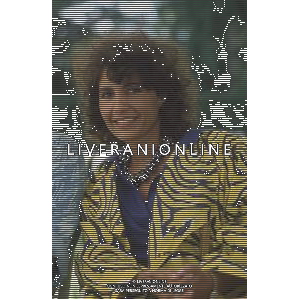 DIAP-RETROSPETTIVA ROBERTA MANFREDI ATTRICE  NELLA FOTO ROBERTA MANFREDI NELL\'ANNO 1985 AG ALDO LIVERANI SAS  