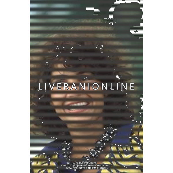DIAP-RETROSPETTIVA ROBERTA MANFREDI ATTRICE  NELLA FOTO ROBERTA MANFREDI NELL\'ANNO 1985 AG ALDO LIVERANI SAS 