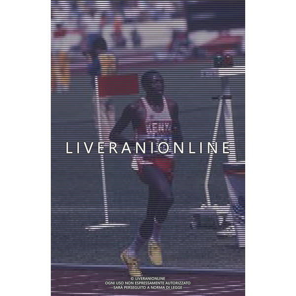 DIAP-RETROSPETTIVA JOHN NGUGI ATLETA NELLA FOTO JOHN NGUGI ALLE OLIMPIADI DI SEUL NELL\'ANNO 1988 AG ALDO LIVERANI SAS