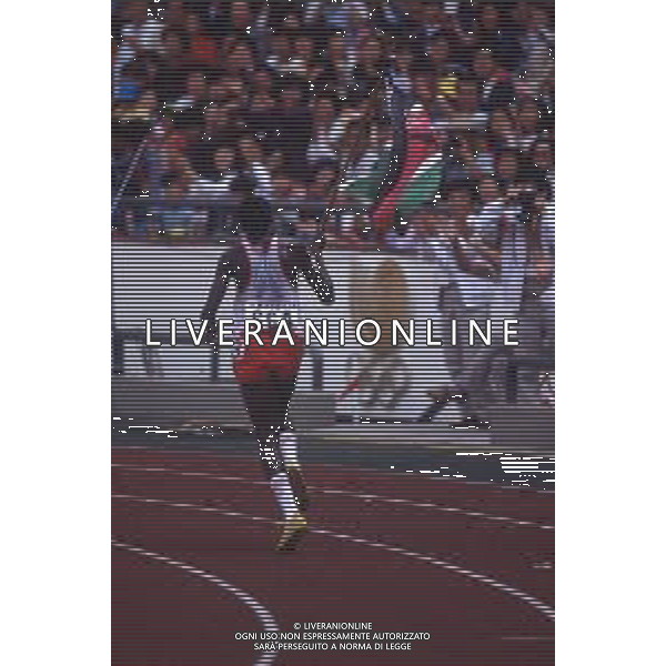 DIAP-RETROSPETTIVA JOHN NGUGI ATLETA NELLA FOTO JOHN NGUGI ALLE OLIMPIADI DI SEUL NELL\'ANNO 1988 AG ALDO LIVERANI SAS