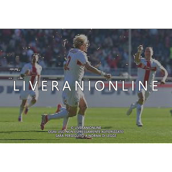 TVMV-Torino 26.10.2025 Stadio Grande Torino @Manuela Viganti/Ag. Aldo Liverani sas Torino vs Genoa Campionato Calcio Serie A Enilive 2025/2026 8a giornata Nella foto: esultanza genoa dopo il gol di morten thorsby