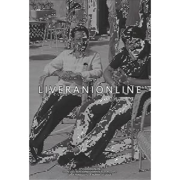 NEG-RETROSPETTIVA RENZO ROSSELLINI REGISTA NELLA FOTO RENZO ROSSELLINI A VENEZIA NELL\'ANNO 1980 AG ALDO LIVERANI SAS