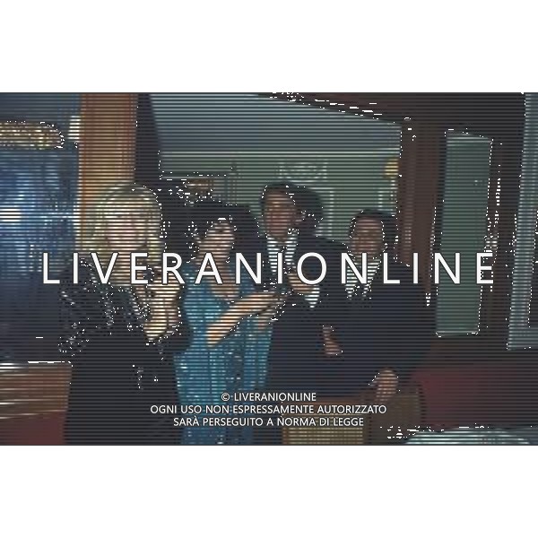 DIAP-RETROSPETTIVA LIZA MINELLI CANTANTE NELLA FOTO LIZA MINELLI CON MONICA VITTI E WALTER CHIARI A MILANO NELL\'ANNO 1982 AG ALDO LIVERANI SAS