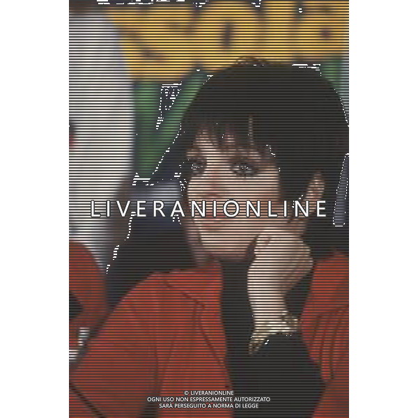 DIAP-RETROSPETTIVA LIZA MINELLI CANTANTE NELLA FOTO LIZA MINELLI A MILANO NELL\'ANNO 1982 AG ALDO LIVERANI SAS