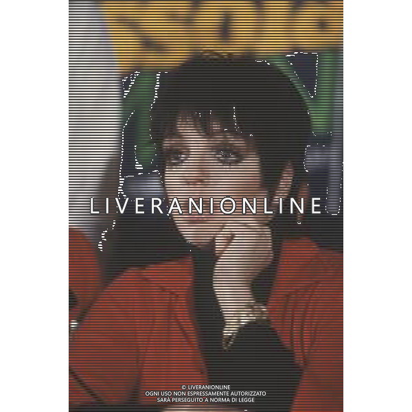 DIAP-RETROSPETTIVA LIZA MINELLI CANTANTE NELLA FOTO LIZA MINELLI A MILANO NELL\'ANNO 1982 AG ALDO LIVERANI SAS