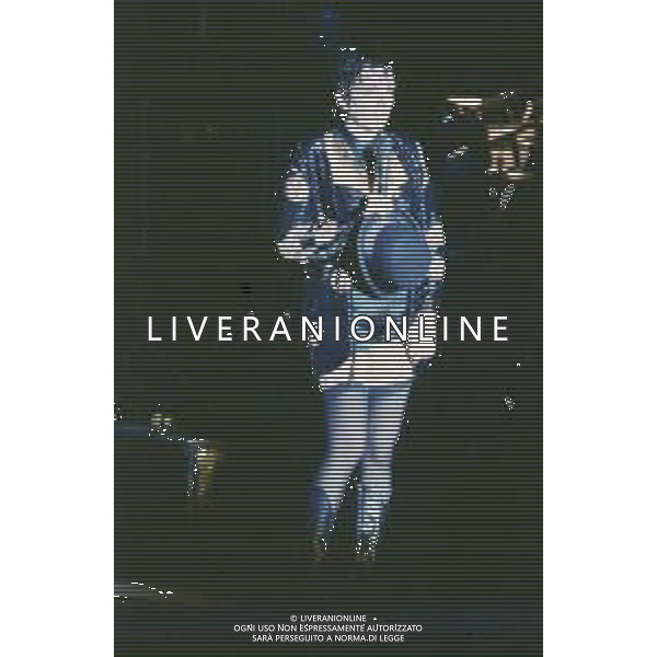 DIAP-RETROSPETTIVA LIZA MINELLI CANTANTE NELLA FOTO LIZA MINELLI A MILANO NELL\'ANNO 1982 AG ALDO LIVERANI SAS