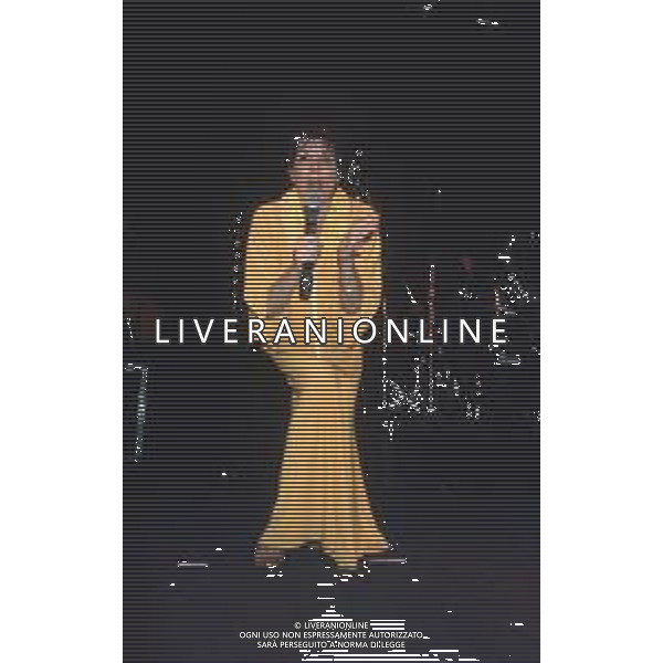 DIAP-RETROSPETTIVA LIZA MINELLI CANTANTE NELLA FOTO LIZA MINELLI A MILANO NELL\'ANNO 1982 AG ALDO LIVERANI SAS