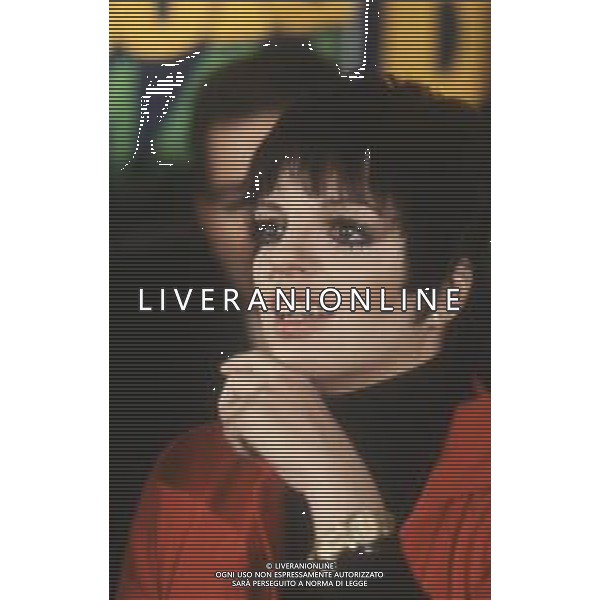 DIAP-RETROSPETTIVA LIZA MINELLI CANTANTE NELLA FOTO LIZA MINELLI A MILANO NELL\'ANNO 1982 AG ALDO LIVERANI SAS